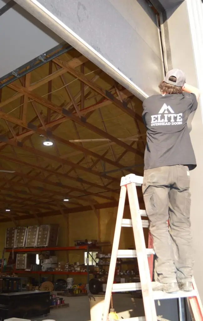 Elite Overhead Doors services residential and commercial garage doors.